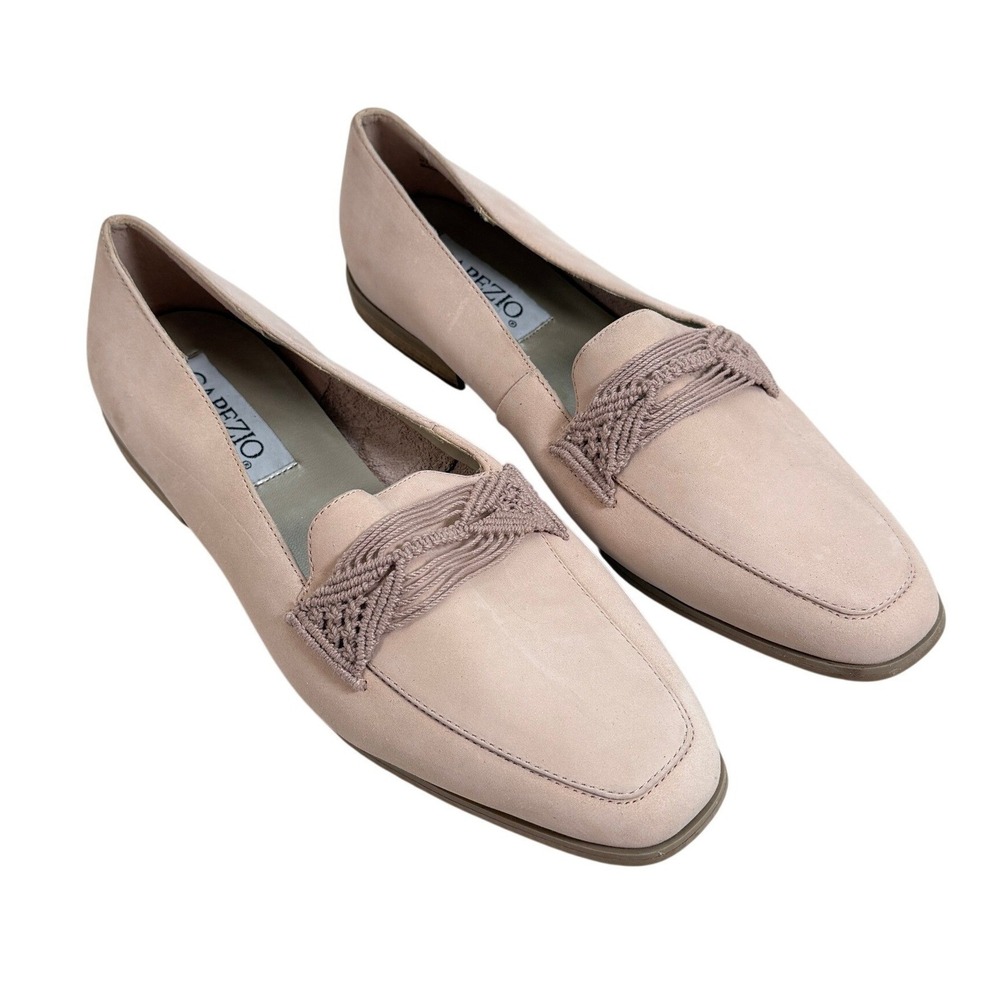 New Capezio Dianne Genuine Leather Suede Women's Pink Suede Loafer Flats‎ 9 M